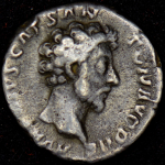 Денарий  Марк Аврелий  Рим империя