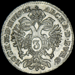 3 крейцера 1791 (Австрия)