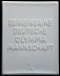 Плакета "Члену объединенной олимпийской команды Германии" 1960 (Германия) (в п/у)