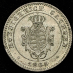 2 гроша 1864 (Саксония)