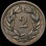 2 рапена 1851 (Швейцария) A