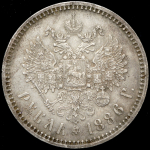 Рубль 1886 (АГ)