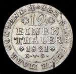 1/12 талера 1821 (Ганновер)