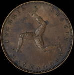 1 фартинг 1839 (Остров Мэн)