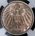 1 марка 1915 (Германия) (в слабе) А