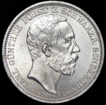 3 марки 1909 "Смерть Карла Гюнтера" (Шварцбург-Зондерсгаузен) А