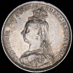 3 пенса 1889 (Великобритания)