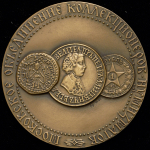 Медаль "100-летие Московского Нумизматического Общества" 1988