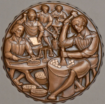 Медаль "800 лет чеканке монет в Вене" 1994 (Австрия) (в п/у)