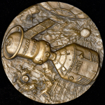 Медаль "Союз-Аполлон" 1975 (60 мм.)