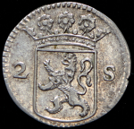 2 стювера 1724 (Голландия)