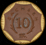 Нотгельд 10 марок 1921 (Саксония)