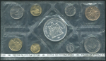 Годовой набор монет 1974 (Франция) (в п/у)
