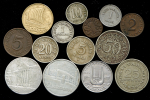 Набор из 14-ти монет (Эстония)