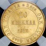 20 марок 1912 (Финяндия) (в слабе) S