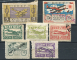 Набор из 9-ти марок "Общество друзей воздушного флота"