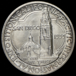 1/2 доллара 1935 "Тихоокеанская международная выставка в Сан-Диего" (США) S