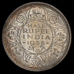 1/2 рупии 1938 (Британская Индия)