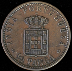 1/2 танга 1901 (Португальская Индия)