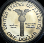 1 доллар 1989 "200 лет Конгрессу" (США)