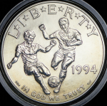 1 доллар 1994 "Чемпионат мира по футболу 1994" (США)