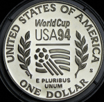 1 доллар 1994 "Чемпионат мира по футболу 1994" (США)