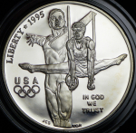 1 доллар 1995 "XXVI летние Олимпийские Игры, Атланта 1996 - Гимнастика"