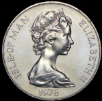 1 крона 1976 "Независимость США" (Остров Мэн)