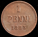 1 пенни 1883 (Финляндия)