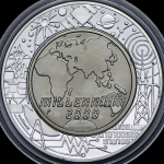 100 шиллингов 2000 "Миллениум" (Австрия)