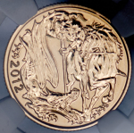 Соверен 2012 "50 лет правлению Елизаветы II" (Великобритания) (в слабе)