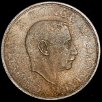 2 кроны 1937 "25 лет правления короля Кристиана X" (Дания)