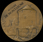 Медаль "450 лет со дня рождения Мишеля Монтеня" 1984