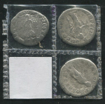 Набор из 3-х монет Денарий. Коммод. Рим империя