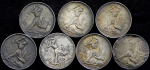 Набор из 7-ми сер. монет Полтинник