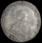 Рубль 1752 ММД-I