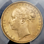 Соверен 1875 (Австралия) (в слабе) М