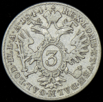 3 крейцера 1844 (Австрия)