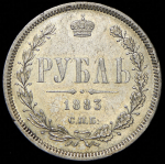 Рубль 1883 СПБ-ДС