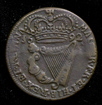 1/2 пенни 1692 (Ирландия)