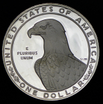 1 доллар 1983 "XXIII летние Олимпийские Игры: Дискобол" (США) S