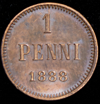 1 пенни 1888 (Финляндия)