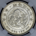 1 йена 1904 (Япония) (в слабе)