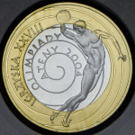 10 злотых 2004 "XXVIII летние Олимпийские игры 2004 года в Афинах: Дискобол" (Польша)