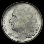 100 крон 1977 "300 лет со дня смерти Вацлава Холлара" (Чехословакия)