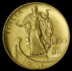 100 лир 1931 (Италия) R