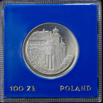 100 злотых 1977 "Вавельский замок, Краков" (Польша) (в п/у)
