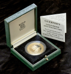 2 фунта 1987 "Вильгельм Завоеватель" (Гернси) (в п/у)