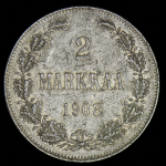 2 марки 1908 (Финляндия) L