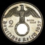 2 марки 1937 (Германия) Е